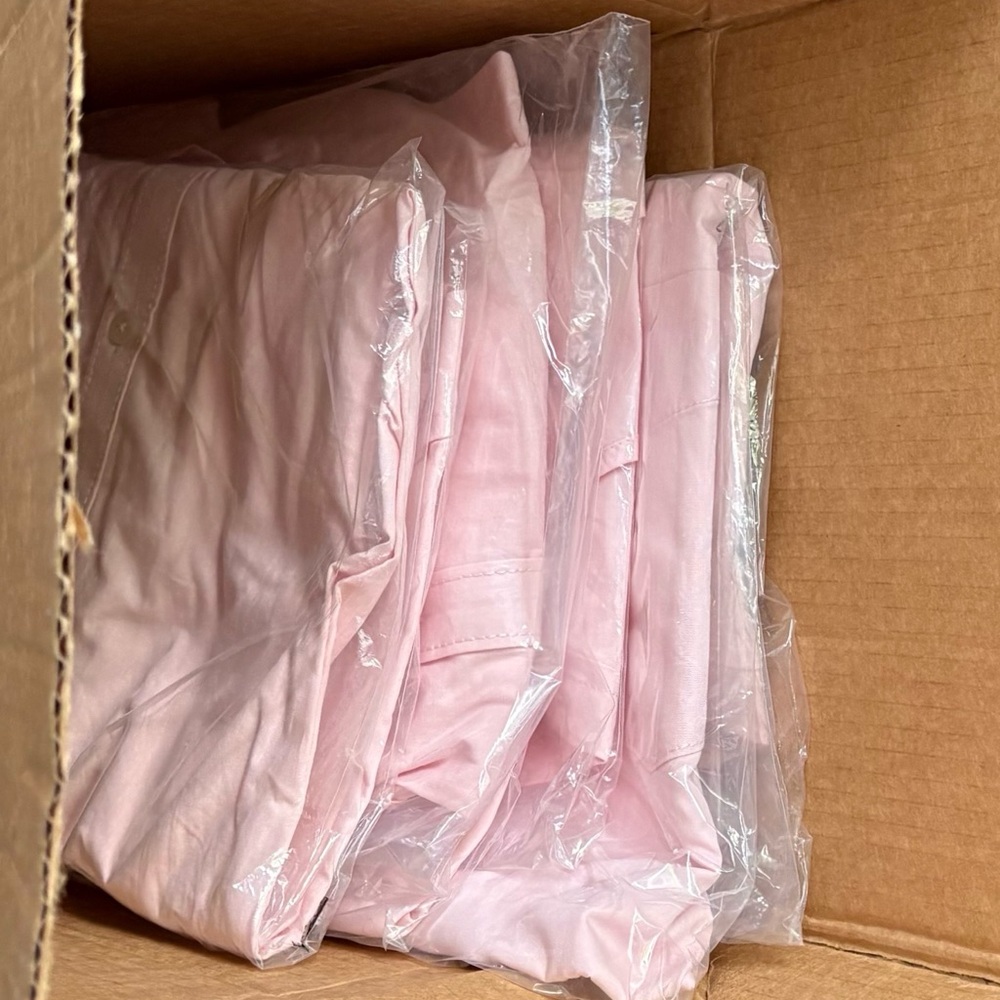 NWT Anthropologie Maeve The Bennet And Oversized Buttondown Shirt in Pink - Picture 12 of 12